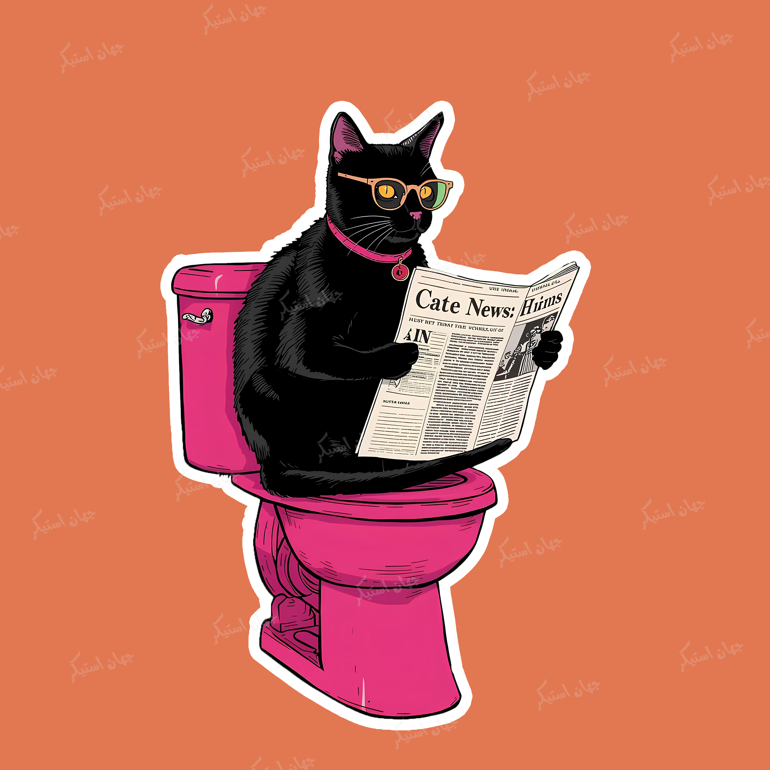 استیکر گوربا کد cat01