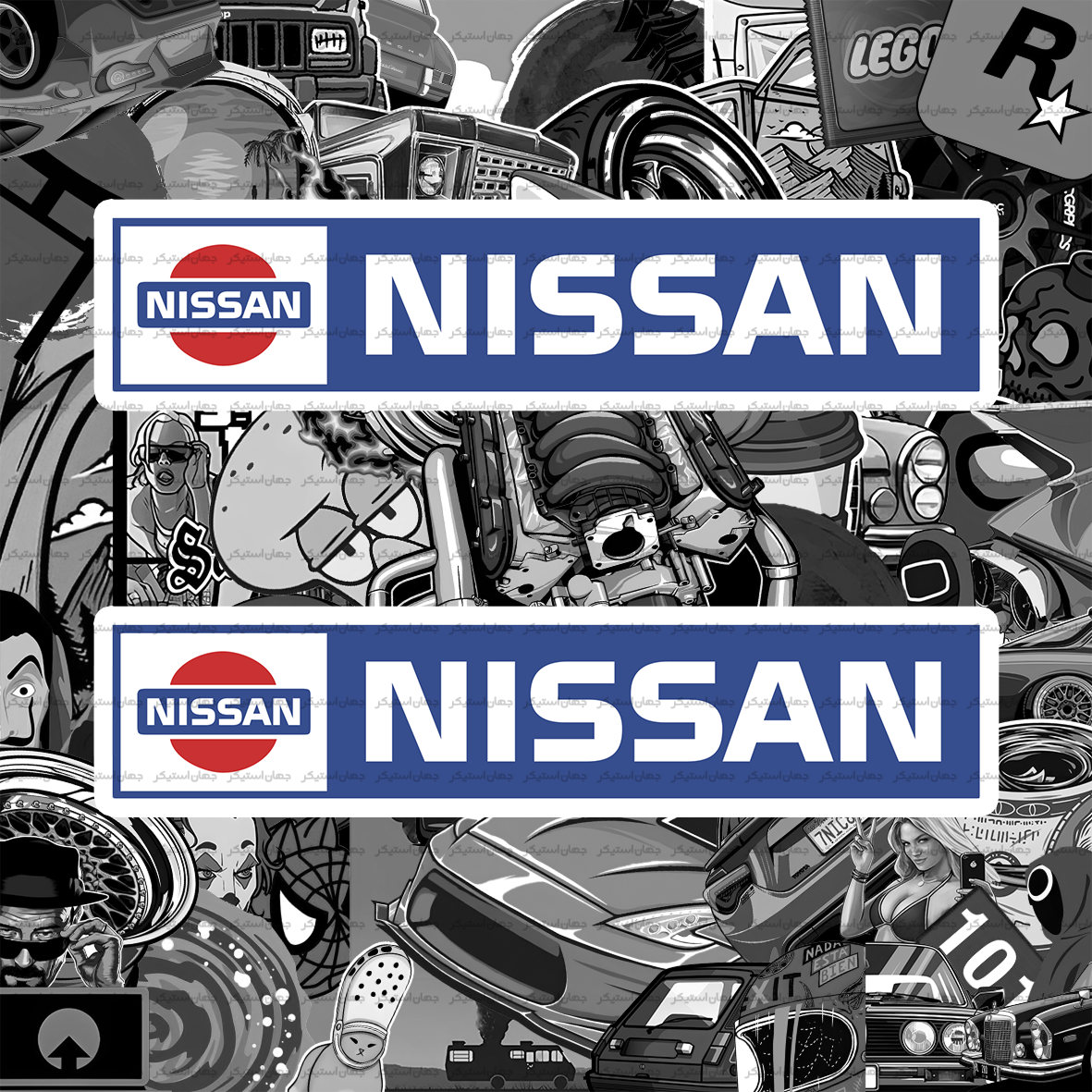استیکر nissan- m97