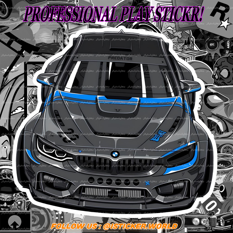 استیکر bmw - m65