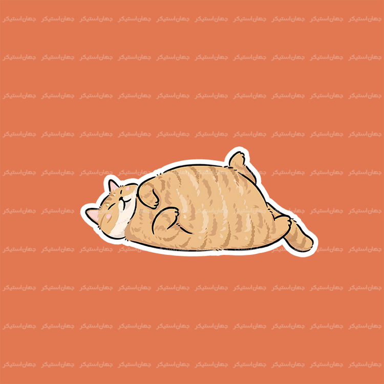 استیکر گربه - cat04