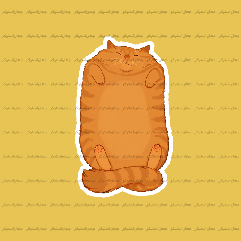 استیکر گربه - cat08