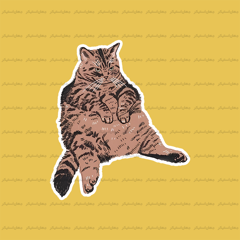استیکر گربه - cat11