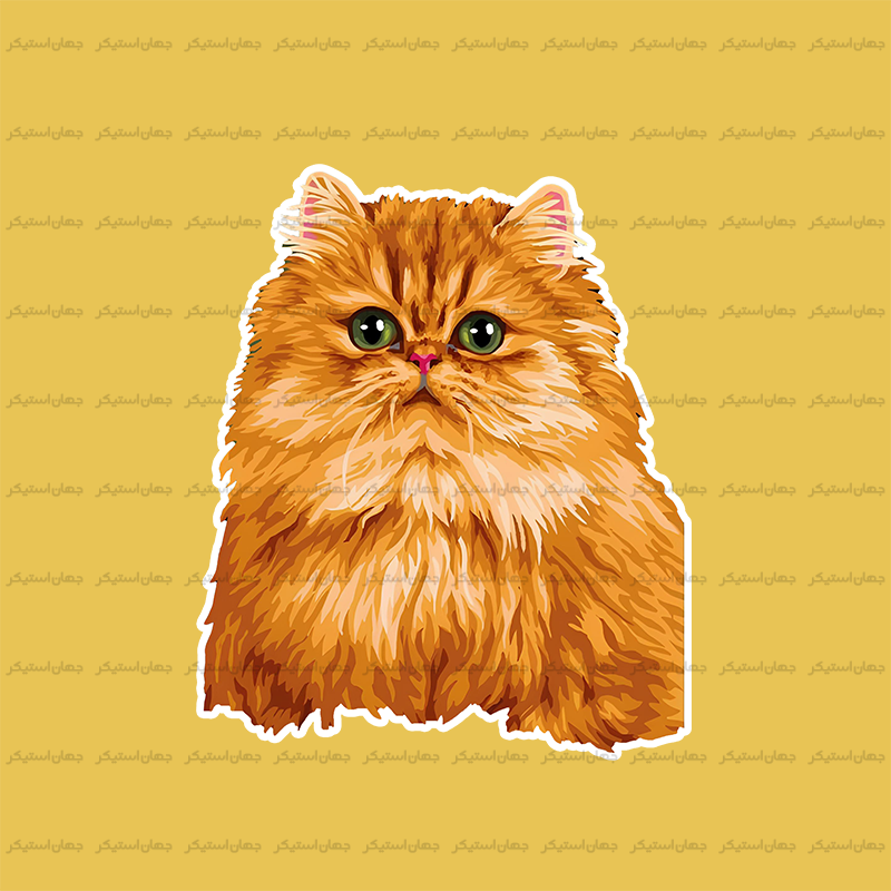 استیکر گربه - cat12