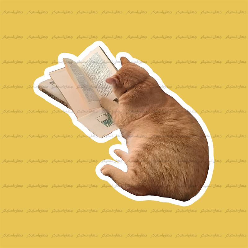 استیکر گربه - cat19