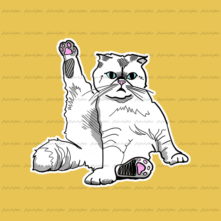 استیکر گربه - cat20