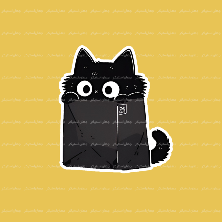 استیکر گربه - cat21
