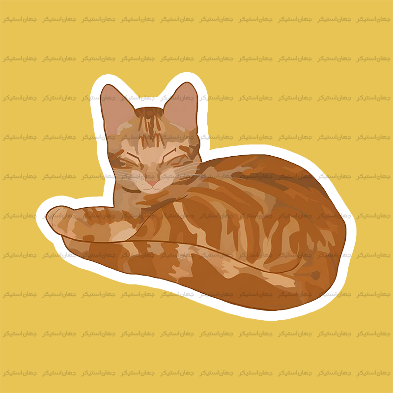 استیکر گربه - cat27
