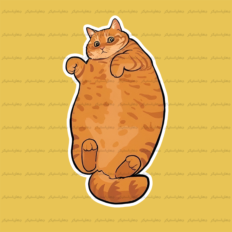 استیکر گربه - cat28