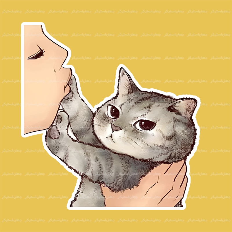 استیکر گربه - cat32