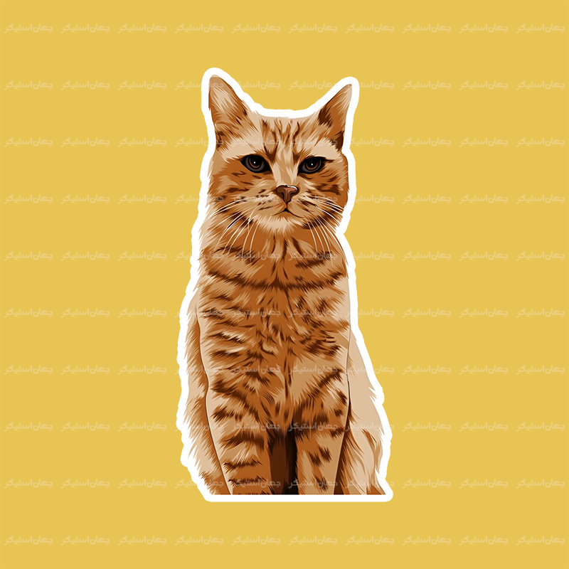 استیکر گربه - cat34