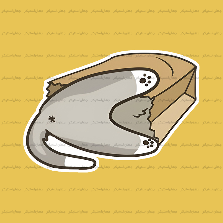 استیکر گربه - cat42