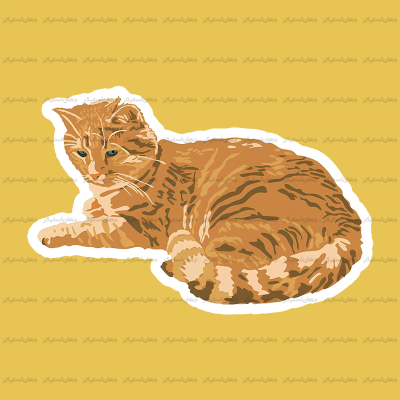 استیکر گربه - cat47