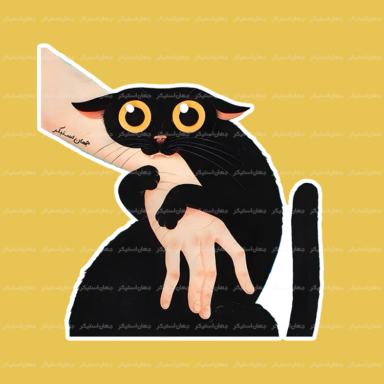 استیکر گربه - cat53