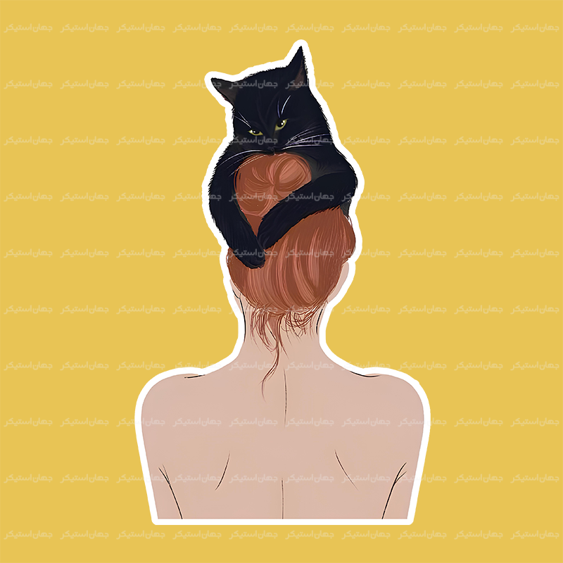 استیکر گربه - cat55