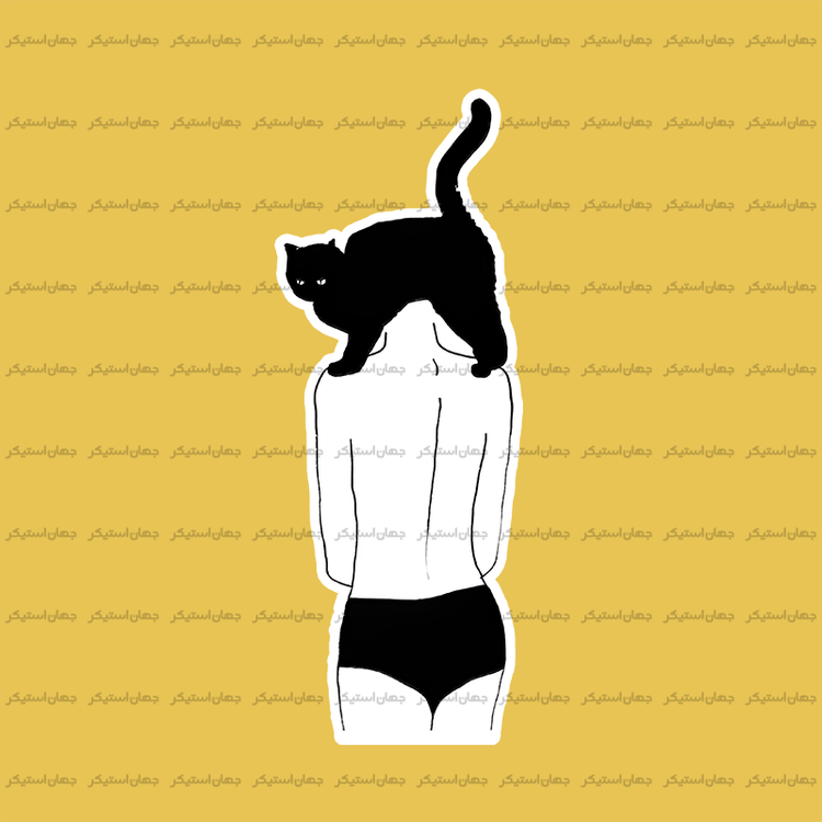 استیکر گربه - cat59