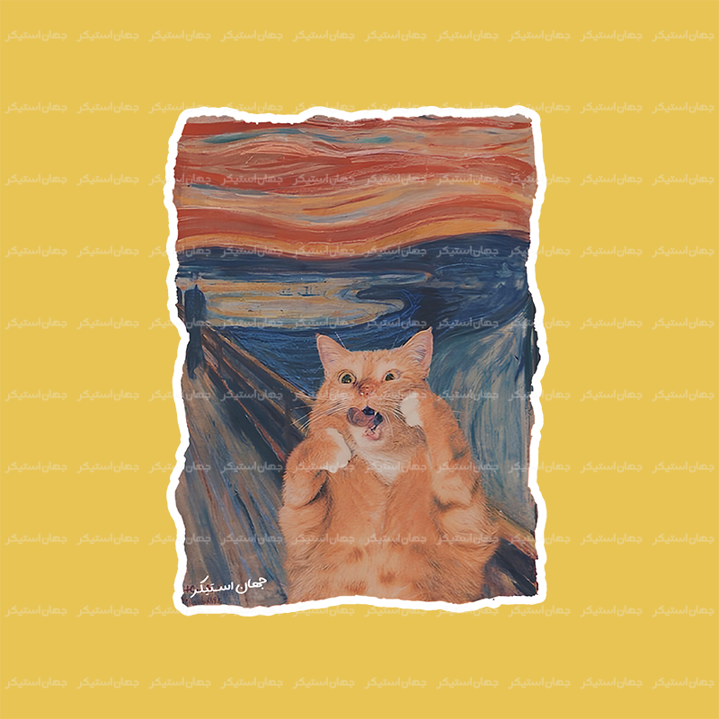 استیکر گربه - cat60