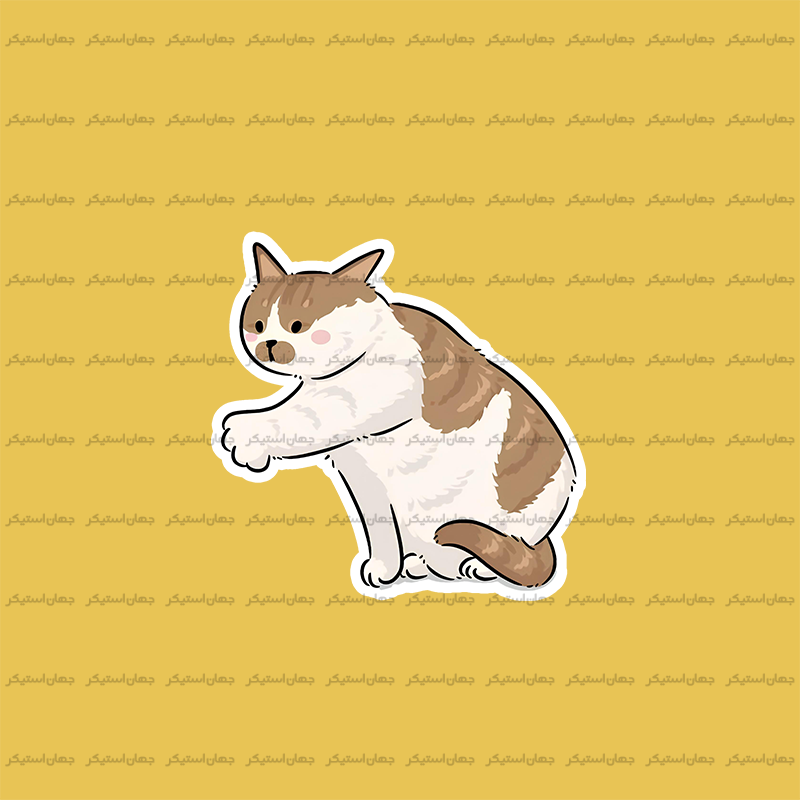 استیکر گربه - cat66