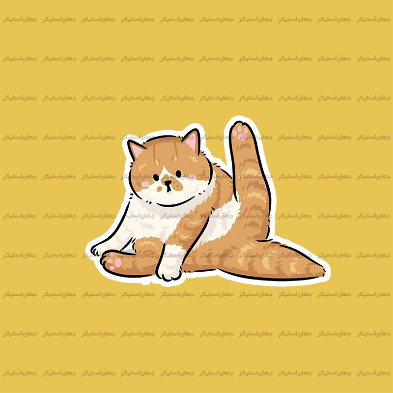 استیکر گربه - cat75