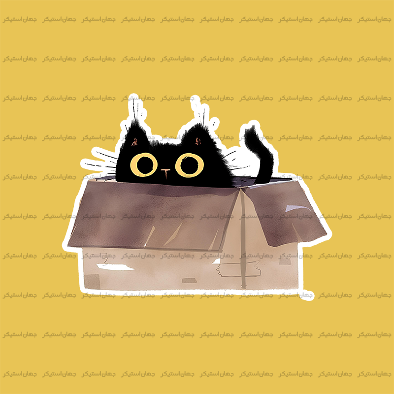 استیکر گربه - cat83
