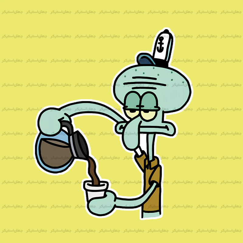 استیکر باب اسفنجی - bob06