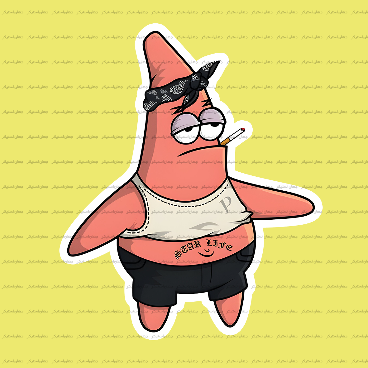 استیکر پاتریک - patrick 08