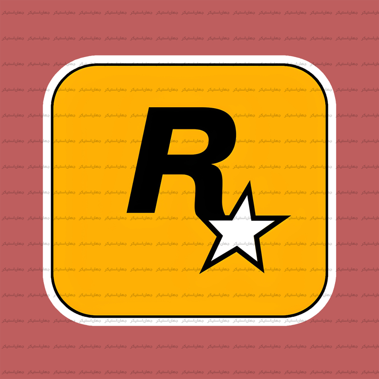 استیکر موبایل و لپ تاپ طرح gta ضدآب