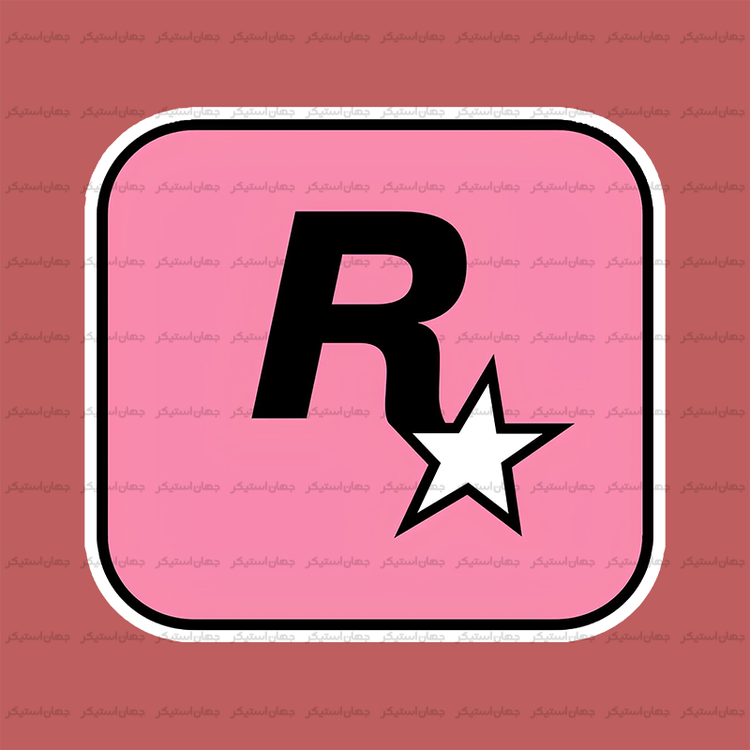استیکر موبایل و لپ تاپ طرح gta ضدآب