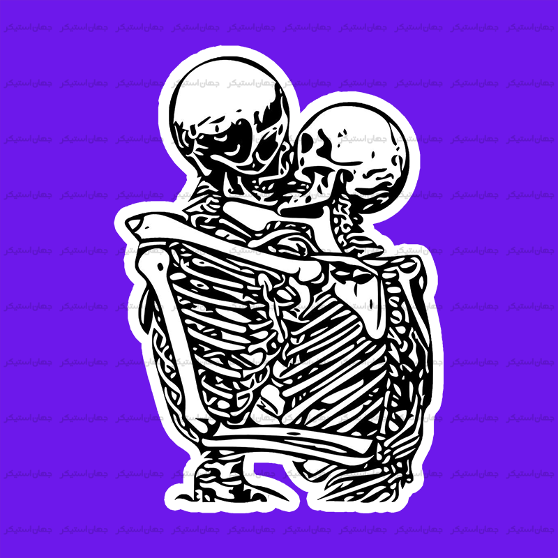 استیکر اسکلت - sk014